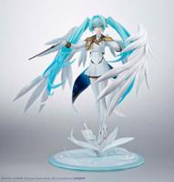 Mobile Suit Gundam x Hatsune Miku Lucrea PVC Statue Hatsune Miku x Wing Gundam Zero EW 45th Anniversary 27 cm
