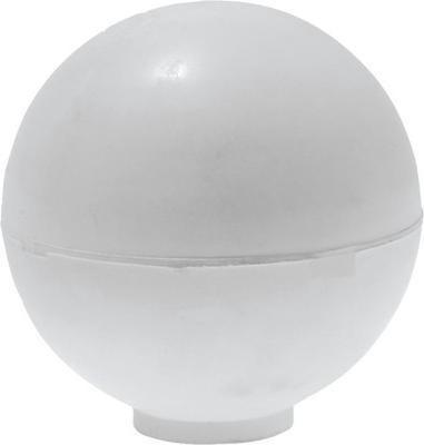 Deurstopper schroefbaar golf 35x35 wit - Deltafix