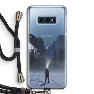Wanderlust: Samsung Galaxy S10e Transparant Hoesje met koord