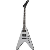 Gibson Dave Mustaine Flying V EXP Metallic Silver signature elektrische gitaar met koffer - thumbnail