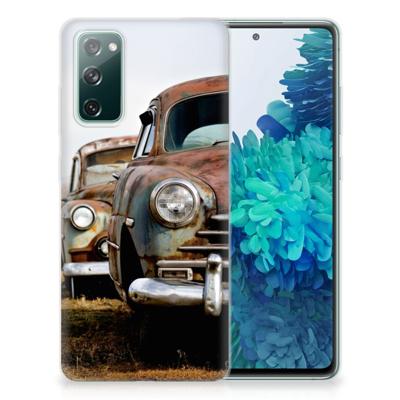 Samsung Galaxy S20 FE | Siliconen hoesje | met foto Vintage Auto