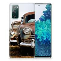 Samsung Galaxy S20 FE | Siliconen hoesje | met foto Vintage Auto