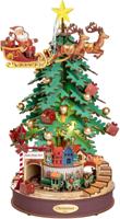 Robotime Christmas Melody Tree Kerst Muziekdoos Modelbouw Knutselen