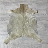 Geitenhuid creme bruin 105x90cm