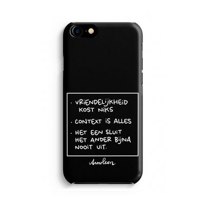 Mijn Motto's: Volledig Geprint iPhone 7 Hoesje