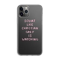Christian Grey: iPhone 11 Pro Max Transparant Hoesje Christian Grey: iPhone 11 Pro Max Transparant Hoesje