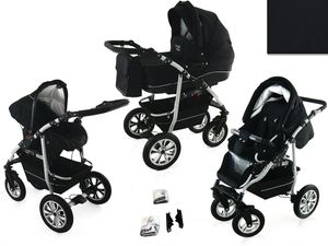 Kinderwagen 3 in 1 CityGO diamond black met verstelbare handgreep