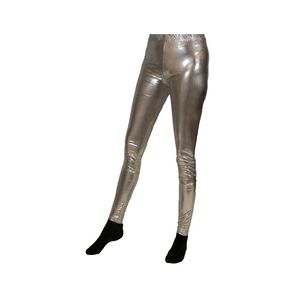 Zilveren legging voor dames L/XL  -