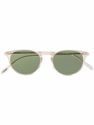 Oliver Peoples lunettes de soleil à monture ronde - Tons neutres