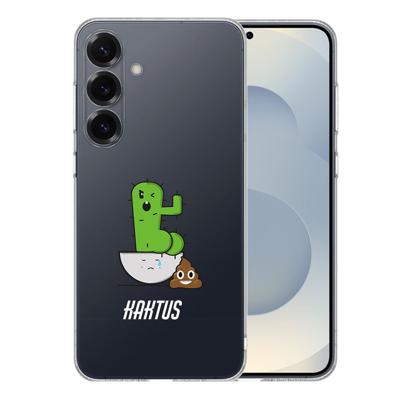 TPU Hoesje Samsung Galaxy S25 Plus - Cactus Poo Backcover TPU Hoesje Samsung Galaxy S25 Plus - Cactus Poo Backcover
