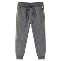 VidaXL Kinderjoggingbroek 128 gemêleerd grijs
