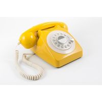 GPO Retro 746ROTARYMUS Telefoon met draaischijf klassiek jaren ‘70 ontwerp - thumbnail