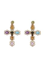 Dolce & Gabbana boucles d'oreilles pendantes en or 18ct serties de pierres semi-précieuses - thumbnail