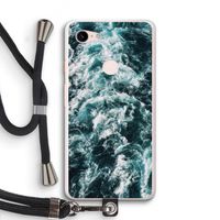 Zee golf: Pixel 3 XL Transparant Hoesje met koord