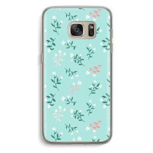 Small white flowers: Samsung Galaxy S7 Transparant Hoesje