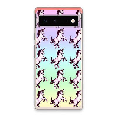 Musketon Unicorn: Google Pixel 6 Transparant Hoesje