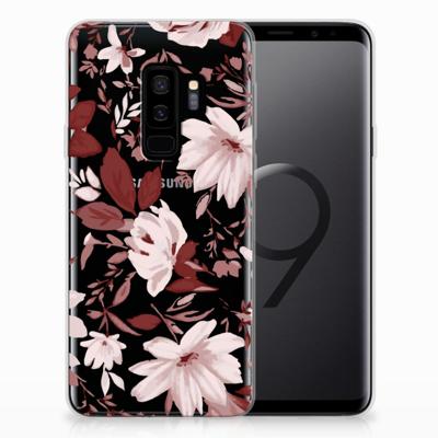 Smartphone hoesje Samsung Galaxy S9 Plus Watercolor Flowers