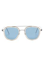 Lindberg lunettes de soleil 8205 à monture pilote - Tons neutres