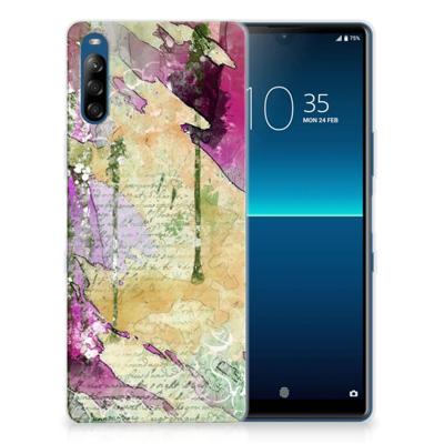 Smartphone hoesje Sony Xperia L4 Letter Painting Smartphone hoesje Sony Xperia L4 Letter Painting