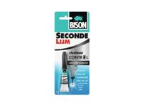 Bison secondelijm control vloeibaar 3g tube kaart