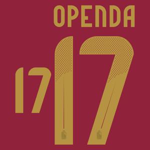 Openda 17 (Officiële België Bedrukking 2024-2025)