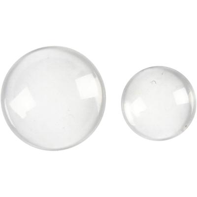 Creativ Company Ronde cabochons met platte achterkant, 8st.