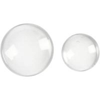 Creativ Company Ronde cabochons met platte achterkant, 8st. Creativ Company Ronde cabochons met platte achterkant, 8st.