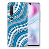 Xiaomi Mi Note 10 Pro TPU bumper Waves Blue - thumbnail