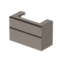 Badmeubel Duravit D-Neo Wand 98.4x44.2x62.5 cm Mat Basalt Duravit