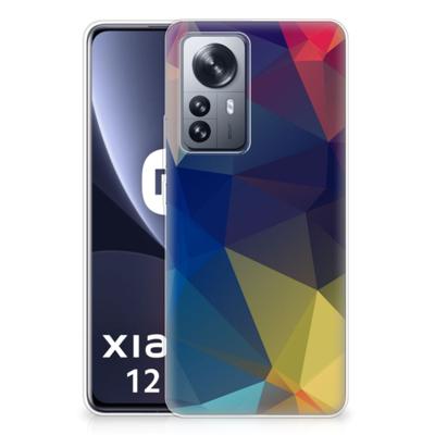 Xiaomi 12 Pro | TPU Hoesje | Polygon Dark