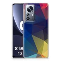 Xiaomi 12 Pro | TPU Hoesje | Polygon Dark