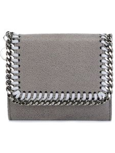 Stella McCartney mini portefeuille "Falabella" - Gris