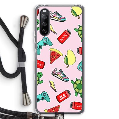 Things Jamie Loves: Sony Sony Xperia 10 III Transparant Hoesje met koord