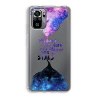 Stars quote: Xiaomi Redmi Note 10S Transparant Hoesje