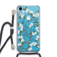 Blossoming spring: iPhone XR Transparant Hoesje met koord