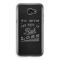 Risk loss: Samsung Galaxy A5 (2017) Transparant Hoesje