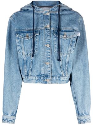 MOSCHINO JEANS Jack met capuchon - Blauw MOSCHINO JEANS Jack met capuchon - Blauw