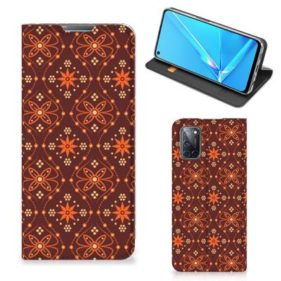 OPPO A52 | A72 | Hoesje met Magneet | Batik Brown