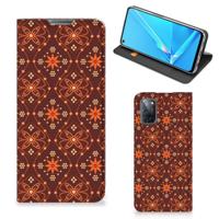 OPPO A52 | A72 | Hoesje met Magneet | Batik Brown