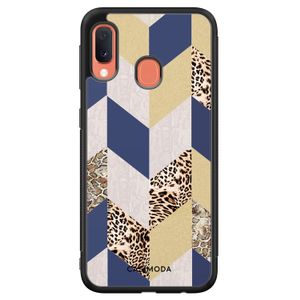 Samsung Galaxy A20e hoesje - Blue leo wild