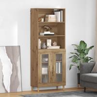 Hoge kast Artisan Eiken 69,5 x 32,5 x 180 cm Bewerkt hout