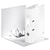 Leitz 180° WOW Lever Arch File - pearl white ringband A4 Wit