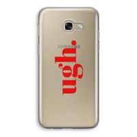 Ugh: Samsung Galaxy A5 (2017) Transparant Hoesje