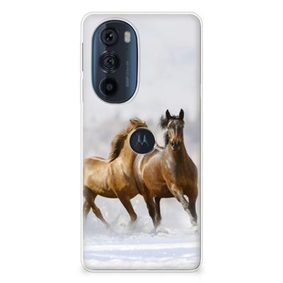 Motorola Edge 30 Pro | TPU Hoesje | Paarden