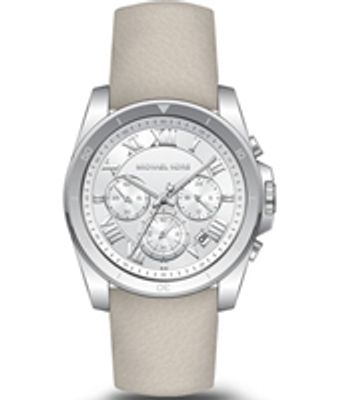 Horlogeband Michael Kors MK2633 Leder Beige 22mm