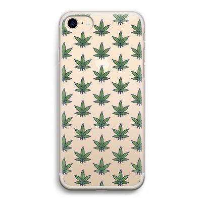 Weed: iPhone 7 Transparant Hoesje