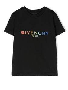 Givenchy Kids t-shirt à logo imprimé - Noir