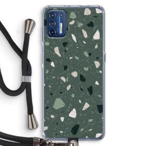 Terrazzo N°19: Motorola Moto G9 Plus Transparant Hoesje met koord