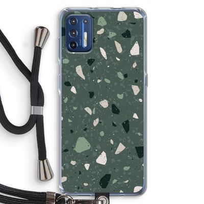 Terrazzo N°19: Motorola Moto G9 Plus Transparant Hoesje met koord