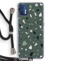 Terrazzo N°19: Motorola Moto G9 Plus Transparant Hoesje met koord